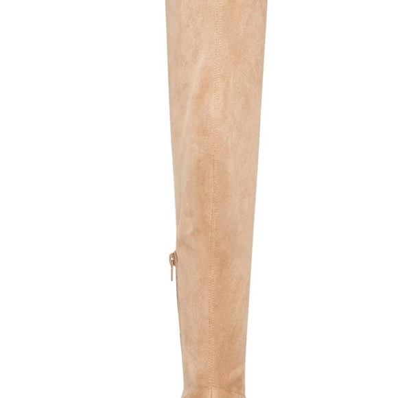 Steve Madden LYZBETH Over-the-knee Boots Tan Suede Leather Size 10 - Picture 2 of 4